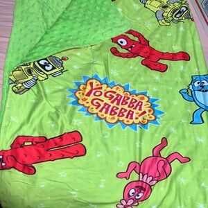 yo Gabba gabba kids throw blanket